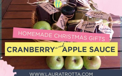 Homemade Christmas Gifts – Cranberry & Apple Sauce