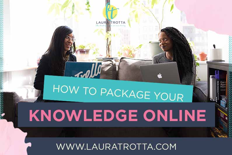 package your knowledge online